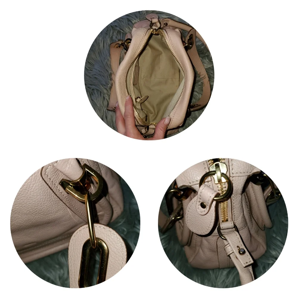 Chloe Paraty Small Pink Crossbody Bag - Picture 5 of 8